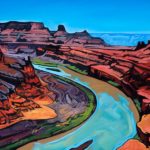 Winding Through Canyonlands, Oil on Canvas